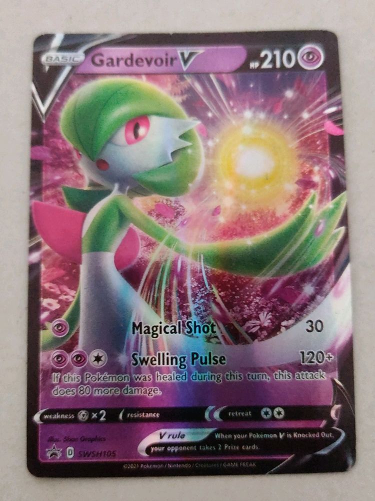 Rare Gardevior Card With Dark Background