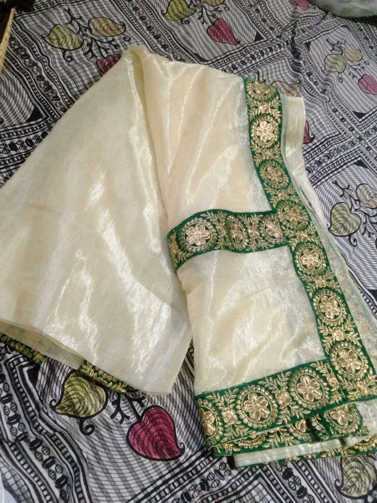 New Gold Cream  Duppata /Voni