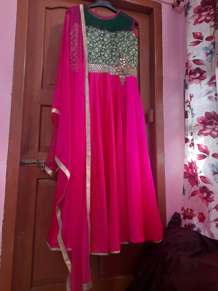 💖New Beautiful Heavywork Gown With Duppata