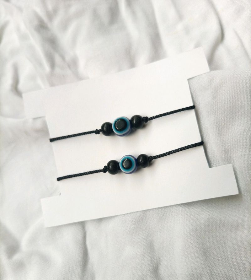 Evil Eye Initial Bracelets Combo