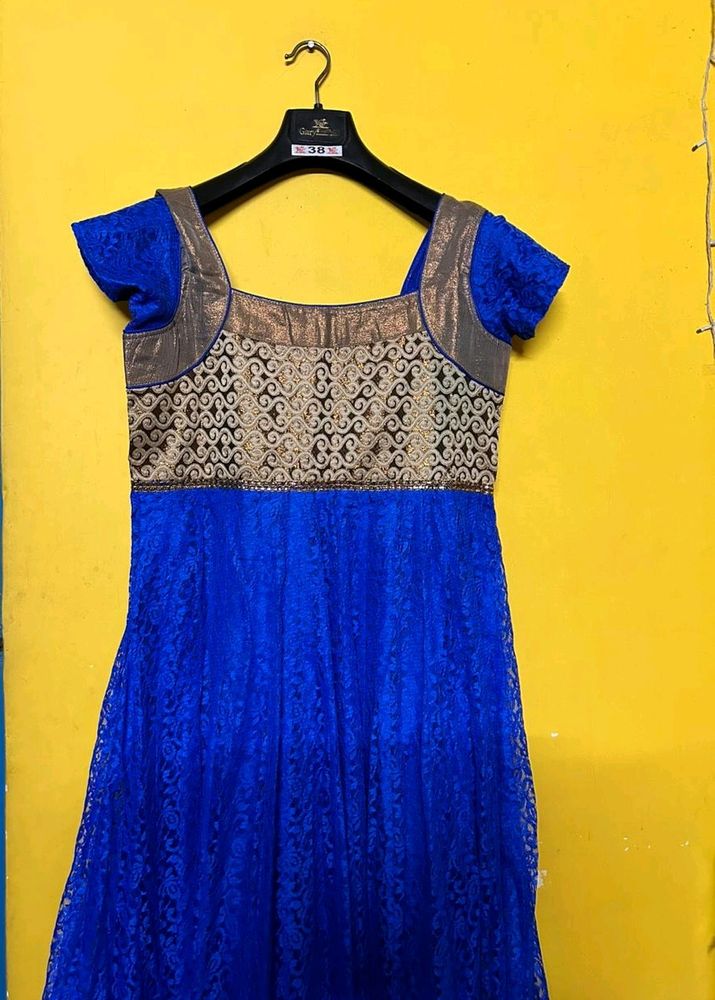 Blue Anarkali Kurta For Women