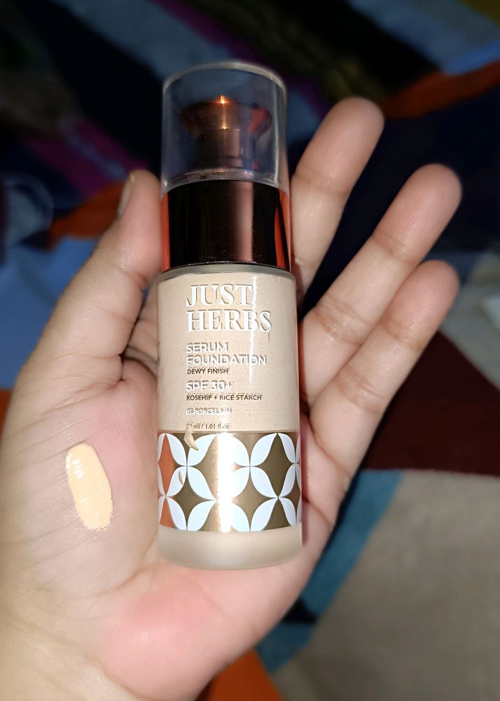 JUST HERBS SERUM FOUNDATION PORCELAIN SKIN TONE