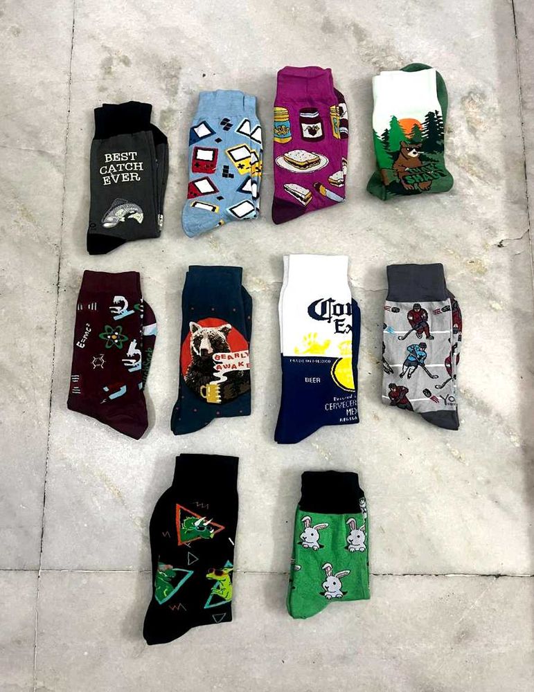 QUIRKY SOCKS MULTIPLE PRINTS (PRICE IS FOR 1 PAIR)