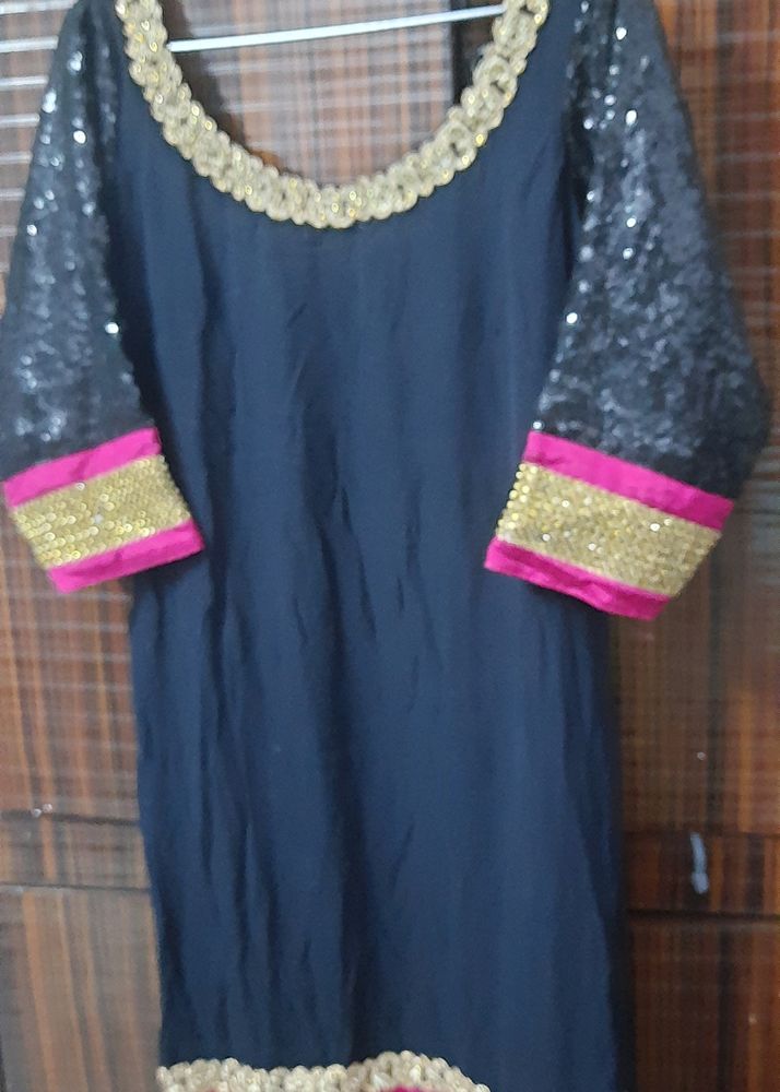 Pure Georgette Kurti With Lining