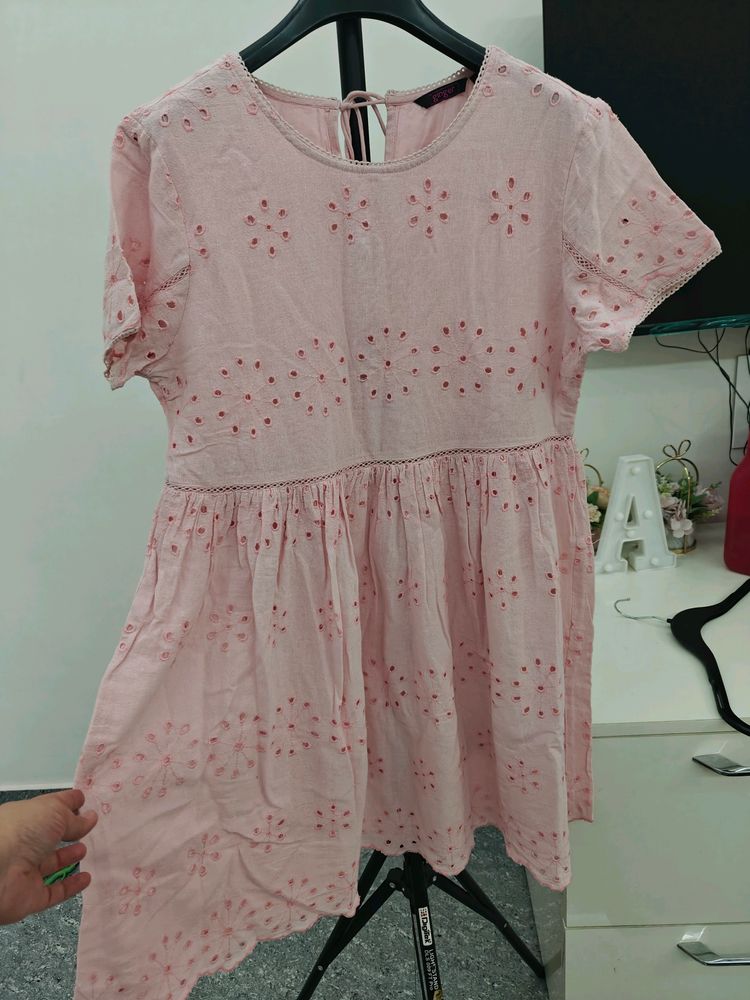 Ginger Cutwork Cotton Dress