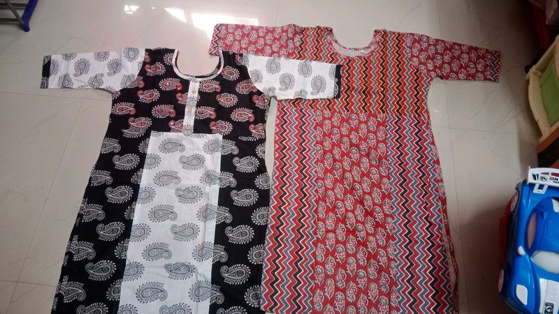 2 Katha Stitch Cotton Kurti