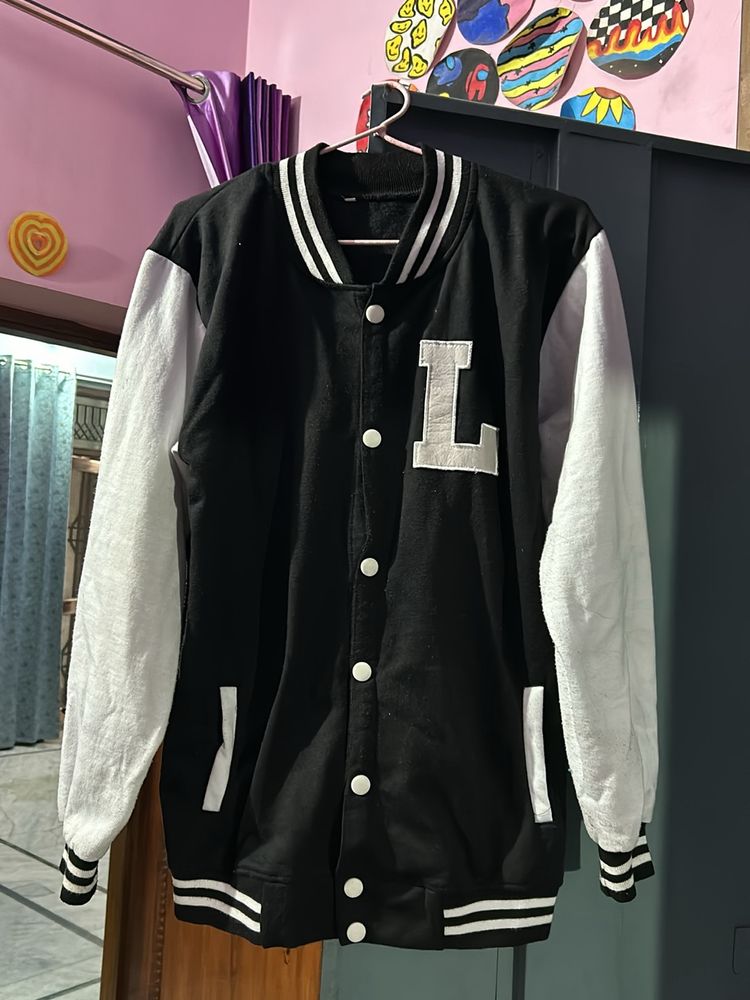 Black Varsity Jacket