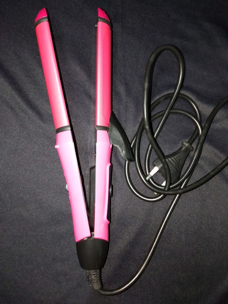 NEW INOVA HAIR CURLER & STRAIGHTENER 2 IN 1