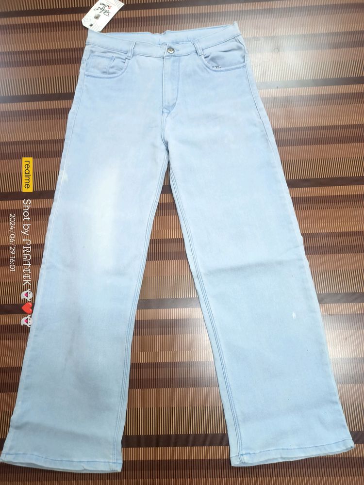 (M-93) 30 Size Straight Denim Jeans