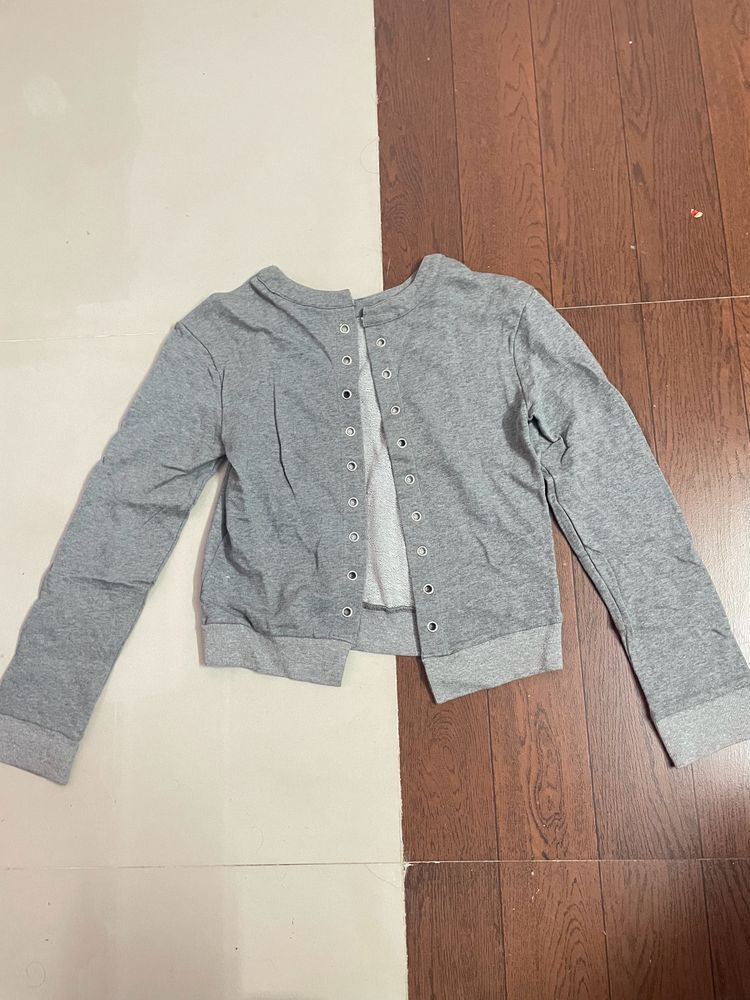 Grey Short Jacket