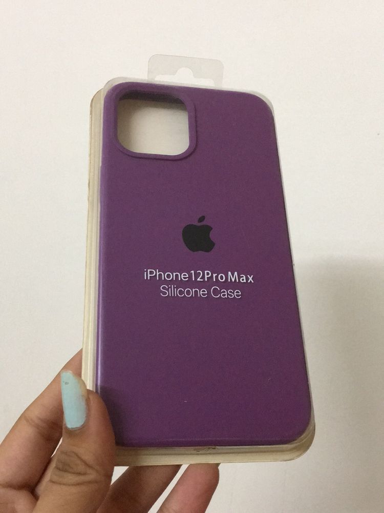 IPhone12ProMax Dark Purple Silicone Cover