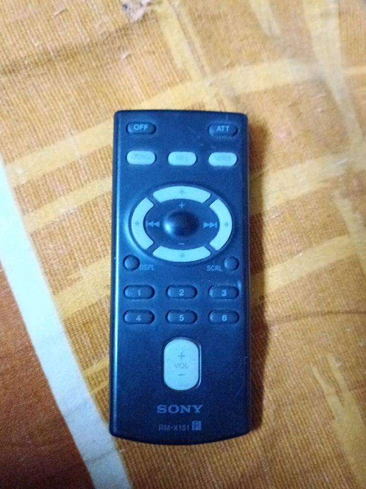 Sony Car Music System Remote Control