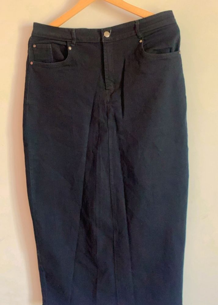 Skirt Black Denim