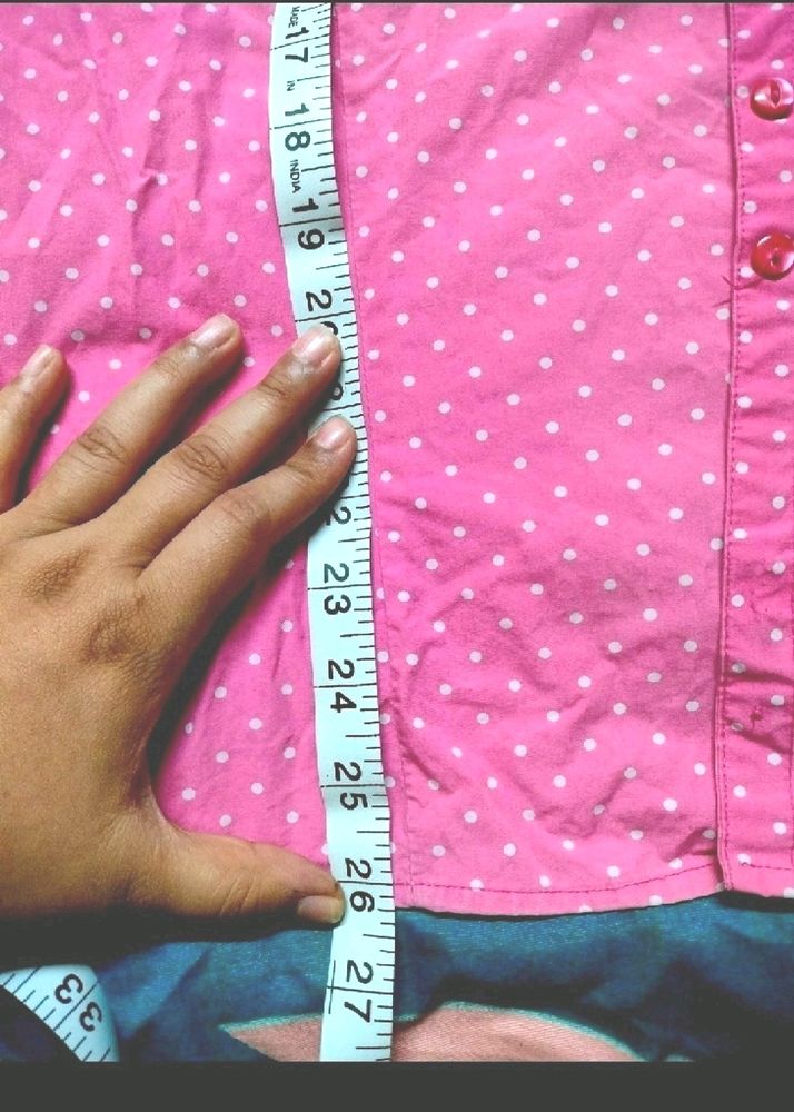 Beautiful Pink Colour Shirt