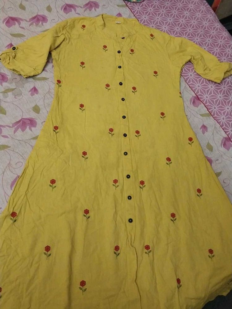 Khadi Kurta With Collar