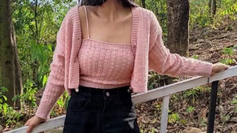 Cardigan Cami Woolen Set