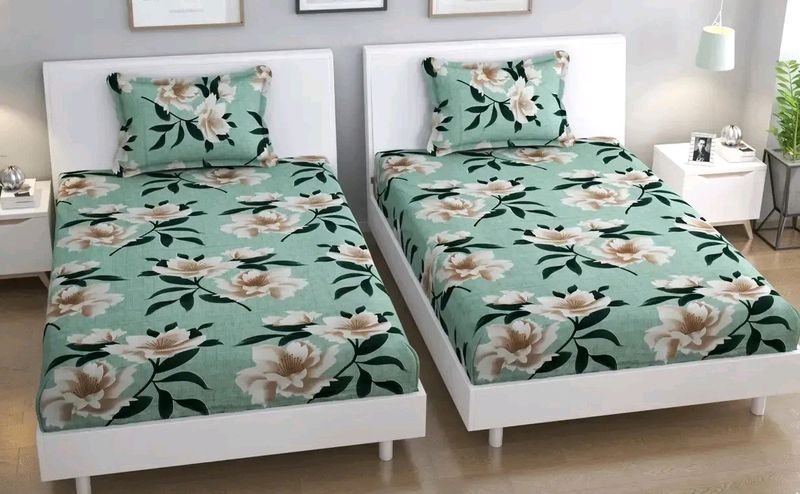 Combo Of 2 Single Bed Bedsheet