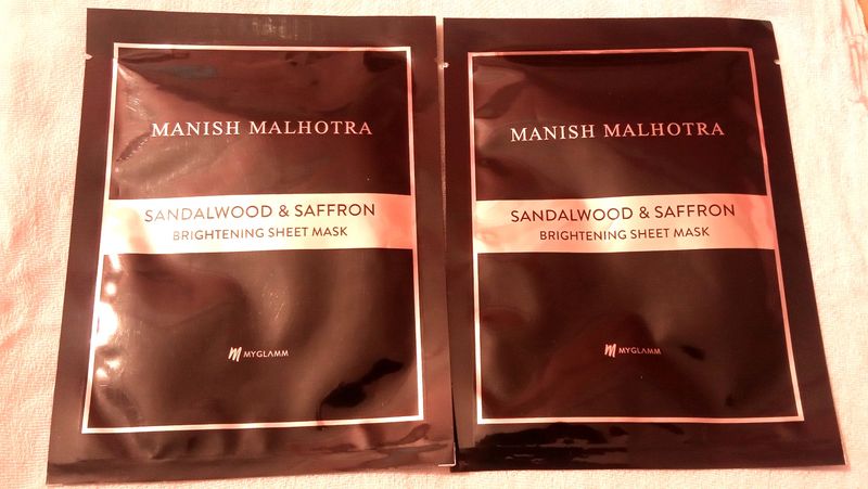 🥳MANISH MALHOTRA  BRIGHTENING SHEET MASK