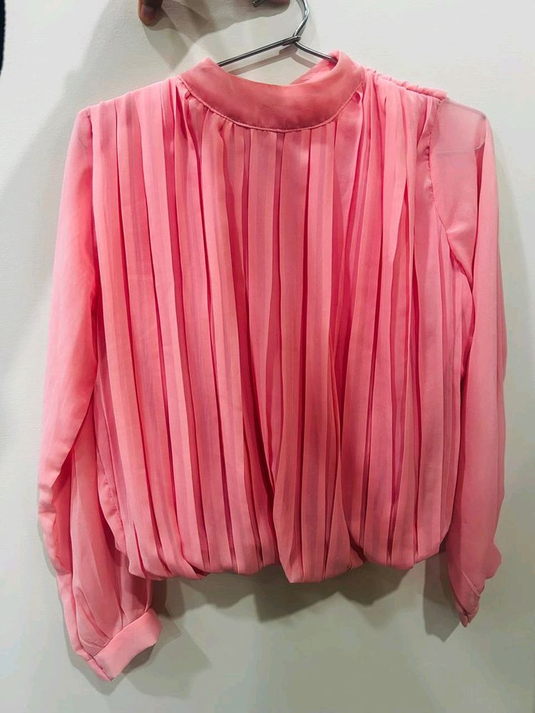 Pink Stylish Girlish Top