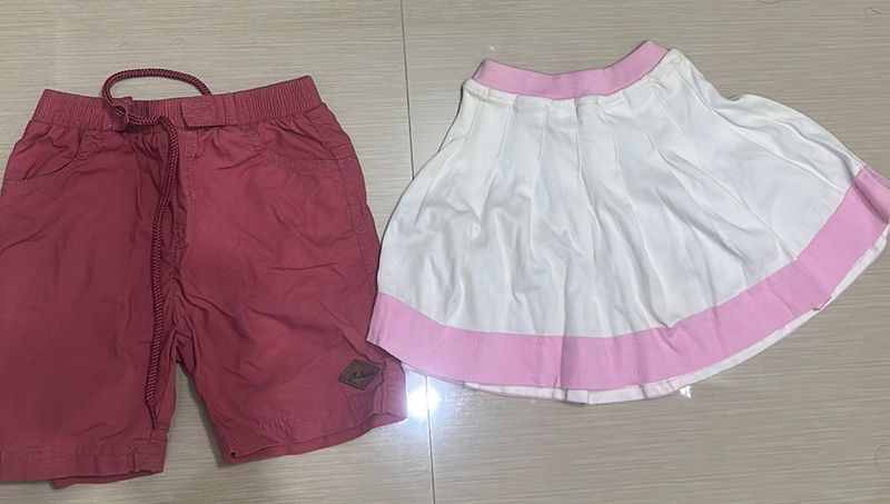 Pair Of Kids Wear