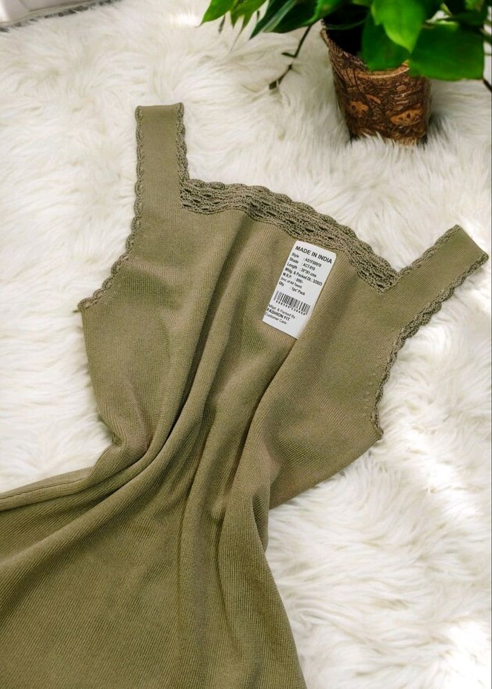 Olive Green Tank Top✨