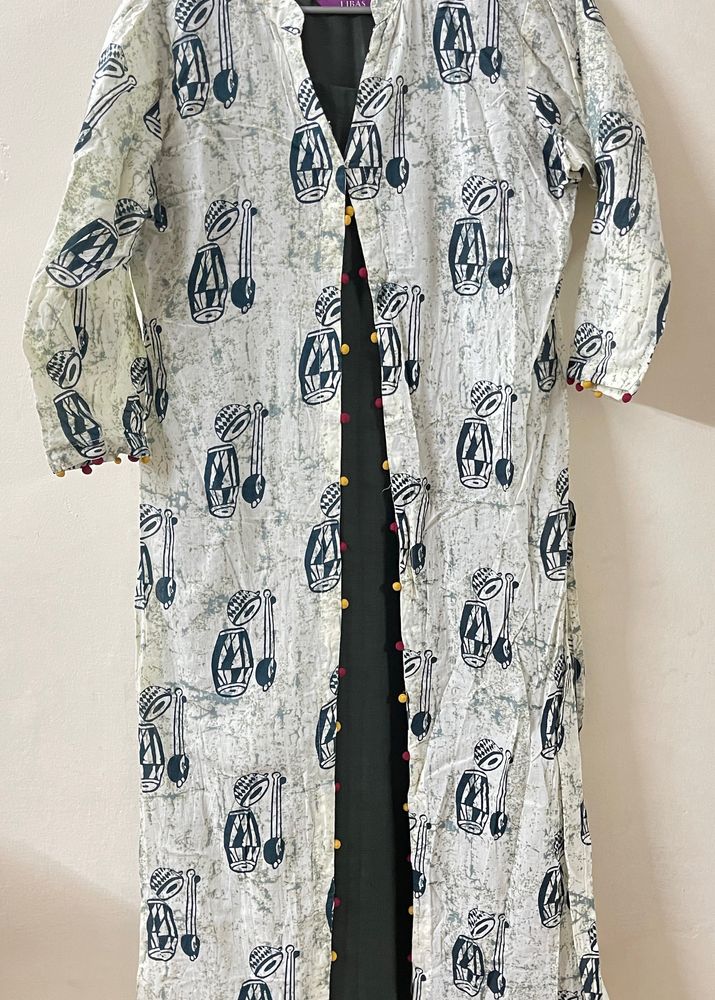 Libas A Line Kurta With Jacket