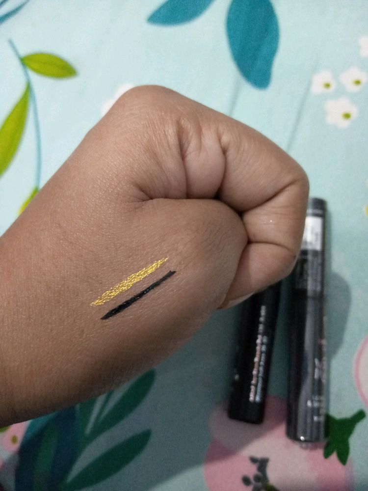 Million Color Eyeliner Golden And Black