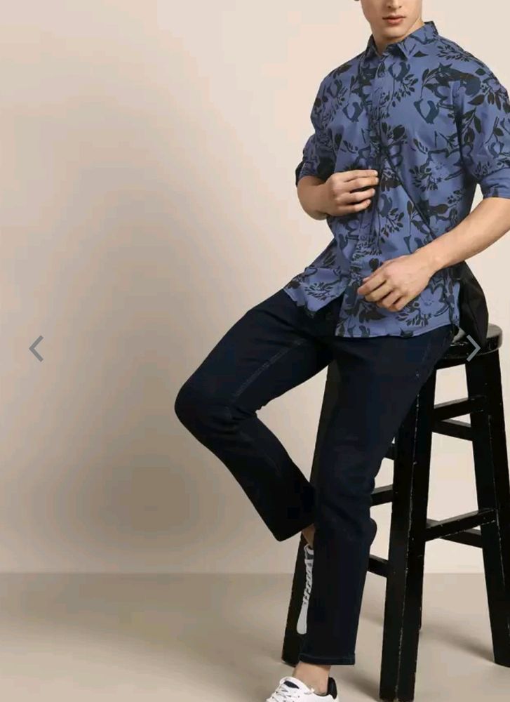 Modarapido Floral Print Semi Casual Shirt For Men