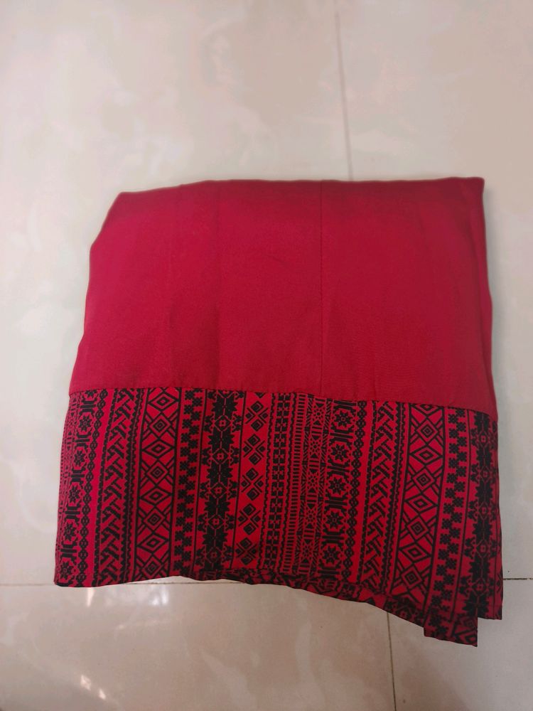 Maroon Anarkali