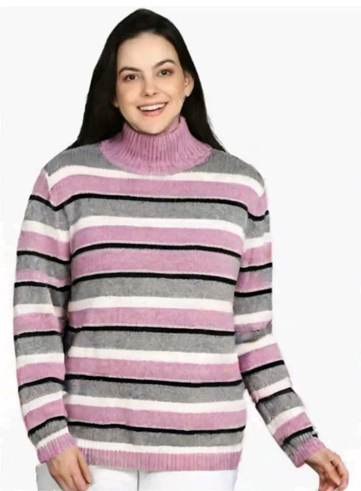 Like New Hi Neck Light Sweater