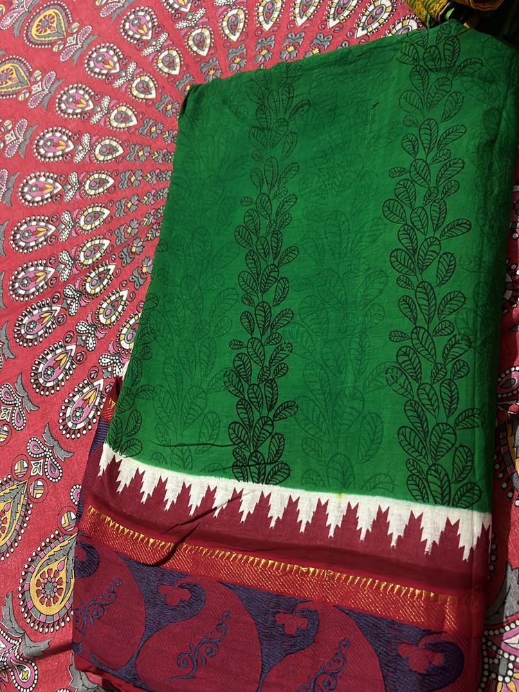 Women Pure Cotton Sarees