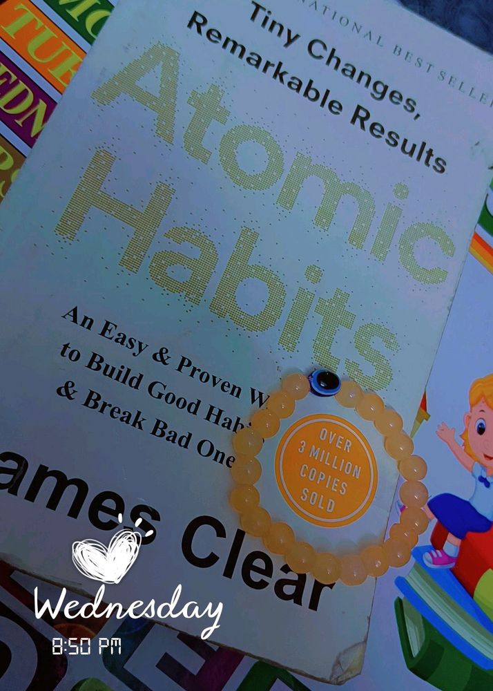 Atomic Habits English Novel And Bracelete