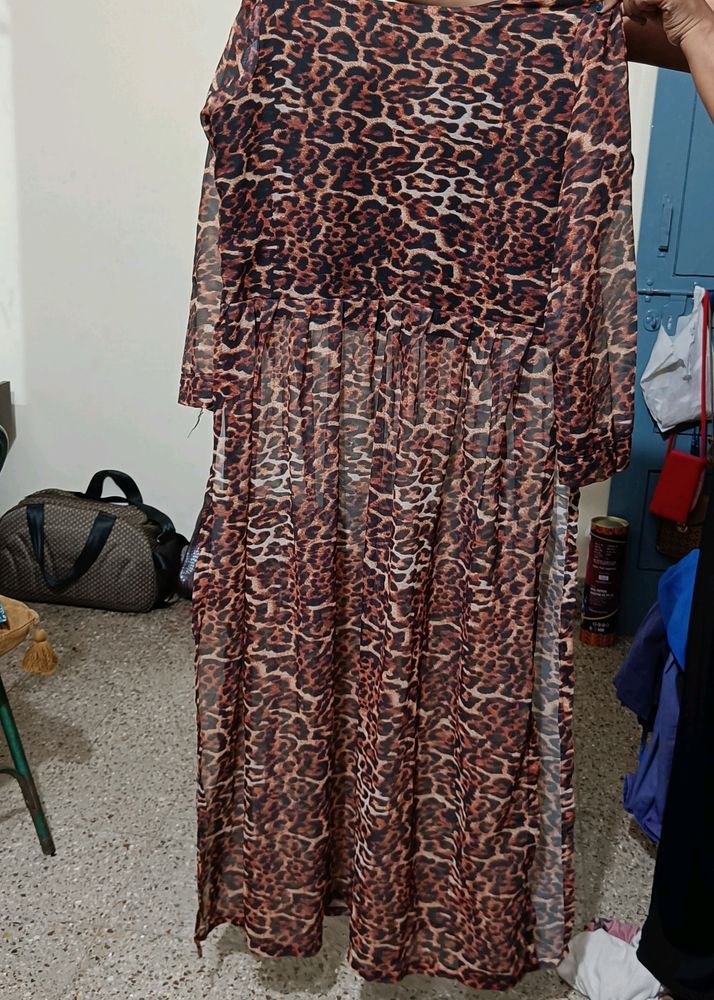 Leopard Tiger Print Kurti