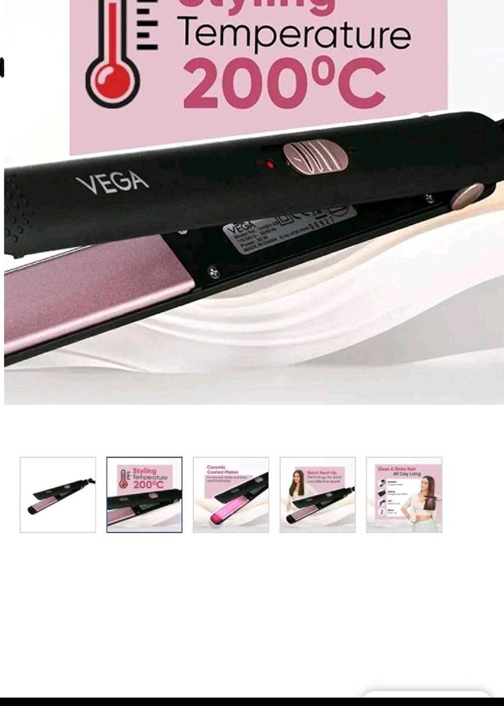 Vega Hair Straightener+loreal Serum