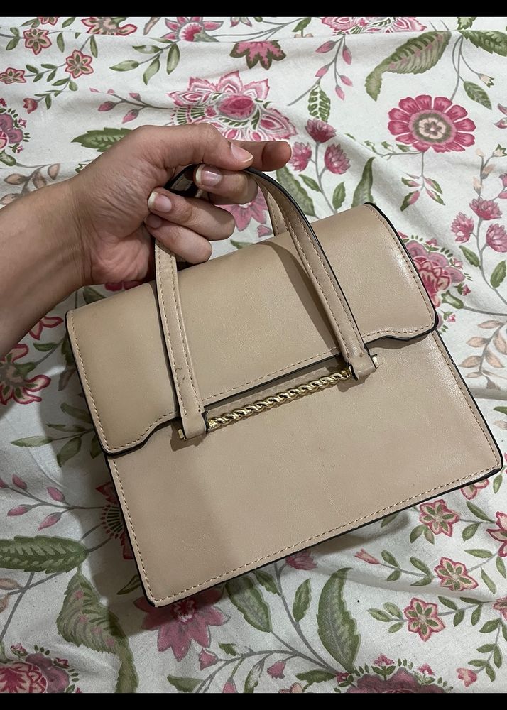 Nude Zara Hand Bag