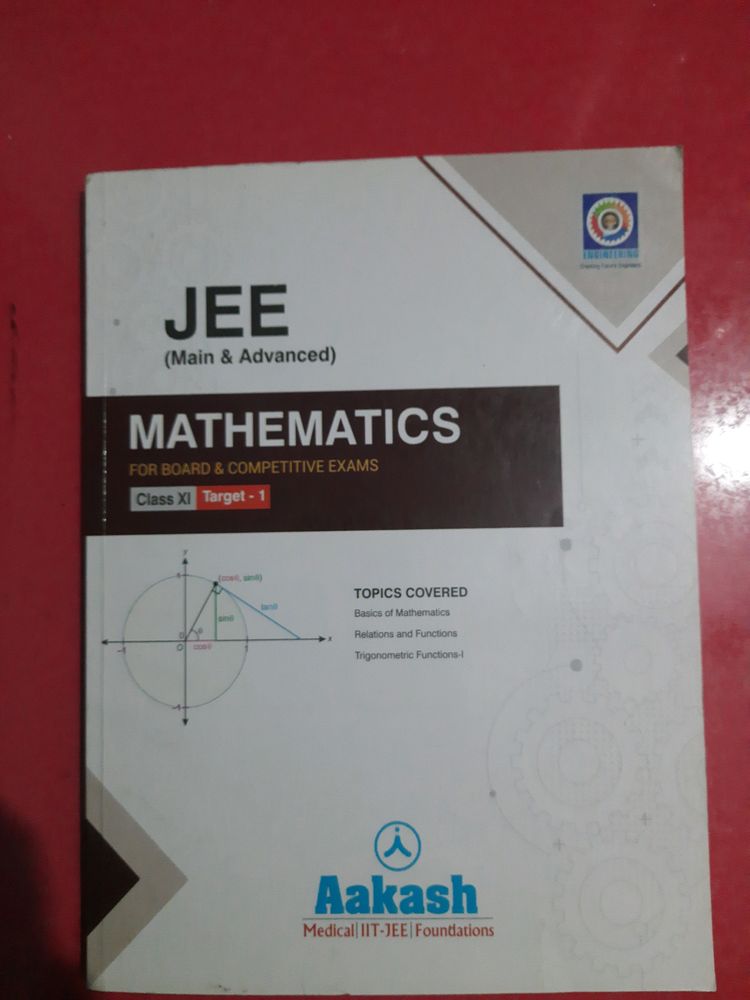 Akash Jee maths book class 11 part 1