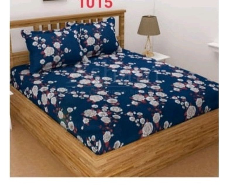 Pure Soft Cotton Bedsheet With Pillow Cover