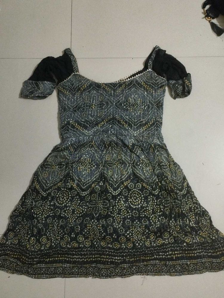 Short Anarkali Kurti