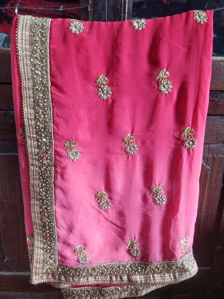 ComboDimond saree With Designer Blouse