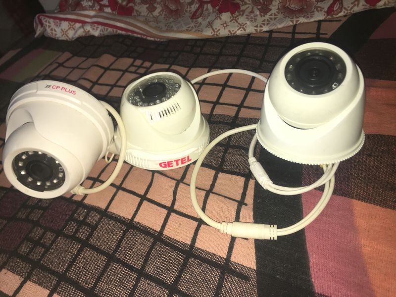 CP Plus ,Getel And iBall CCTV 3 Cameras