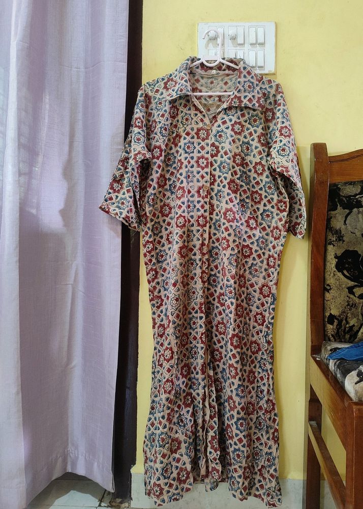 Cotton Kurti Fits Till 40 Length 46