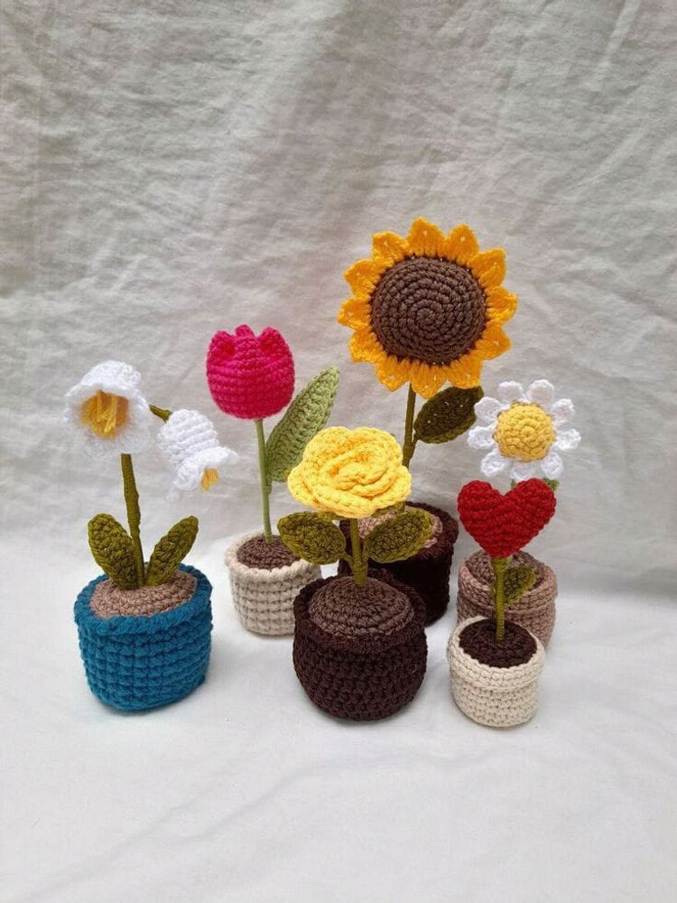 Crochet Pots