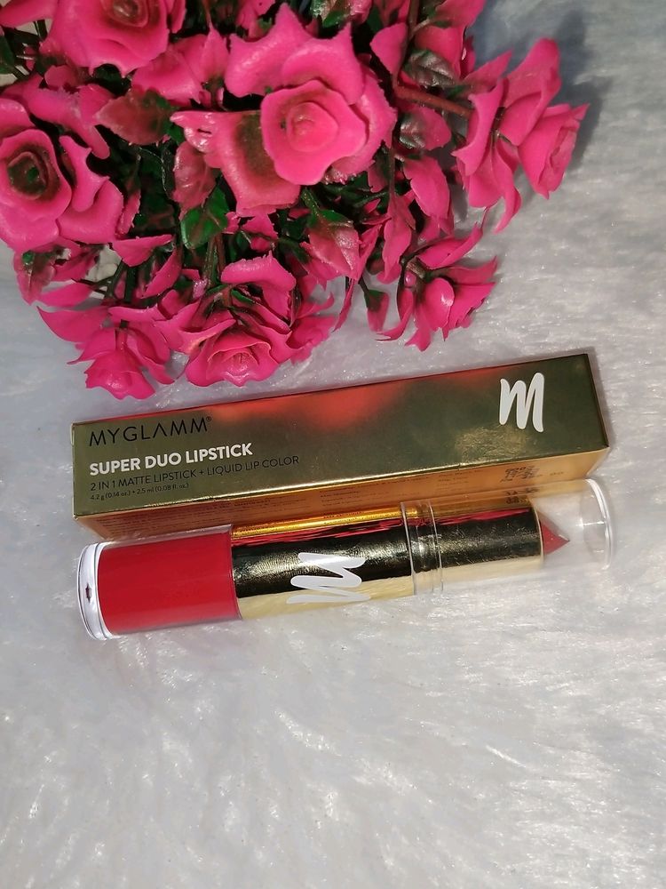 Myglamm Super Duo Lipstick - 03 Flirty Pink