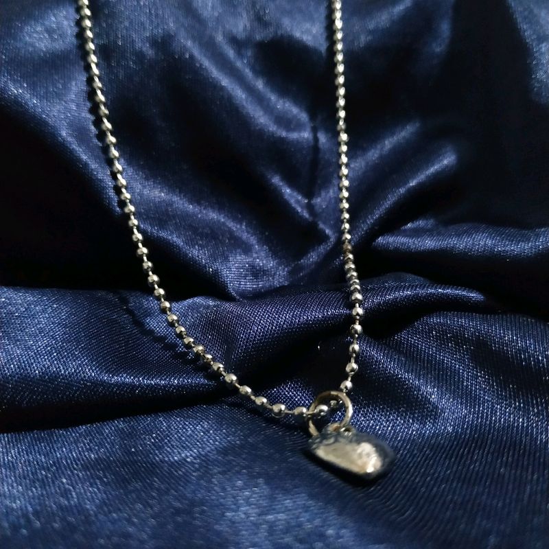 Stainless Steel Heart Shape Locate And Chain