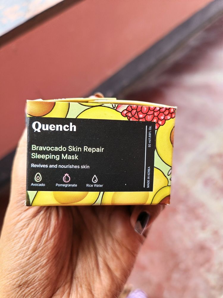 Quench Bravocado Skin Repair Sleeping Mask