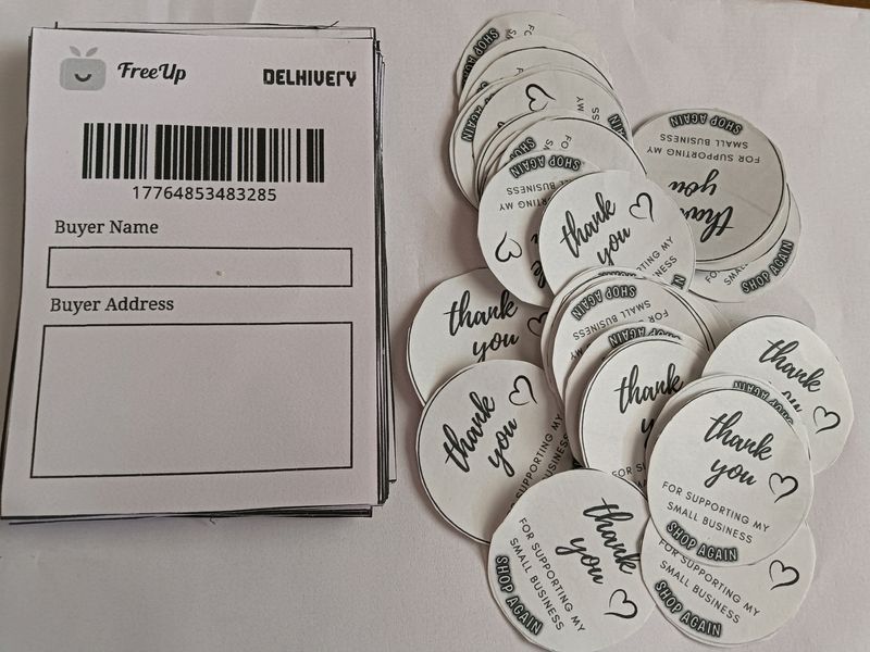 Labels & Thankyou Sticker Best Price 🤯