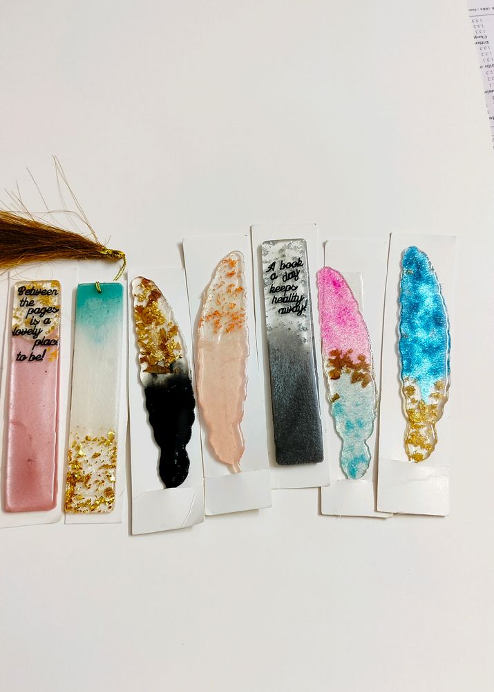 Customised Resin Bookmarks