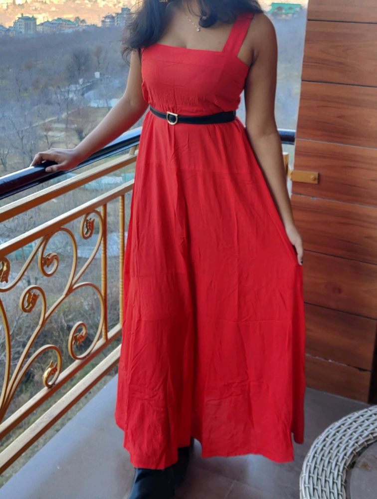 Red Maxi Dress