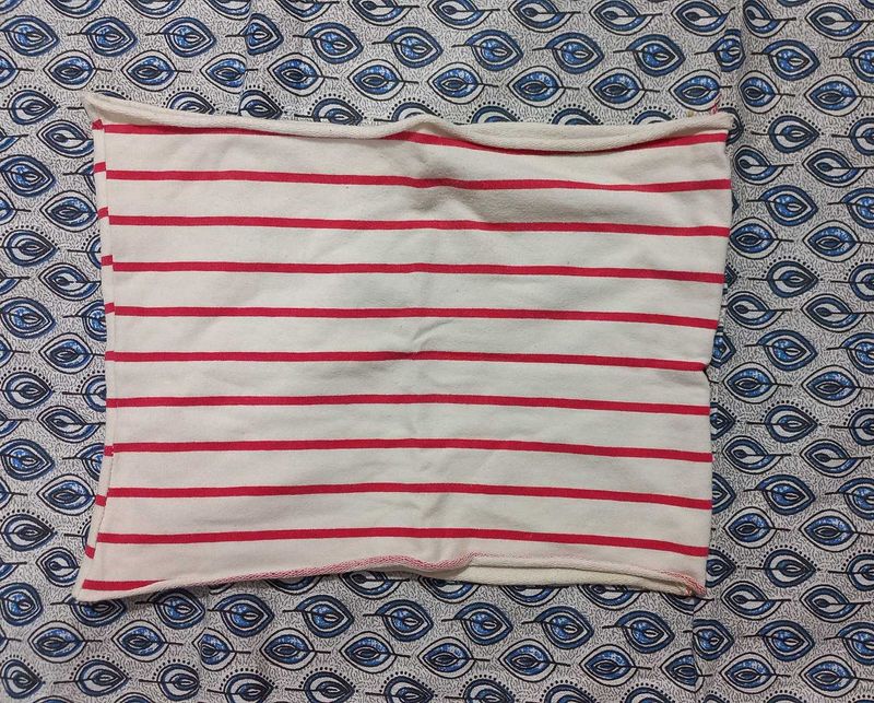 Zara Dupe Red Stripes Tube Top 🎀💗