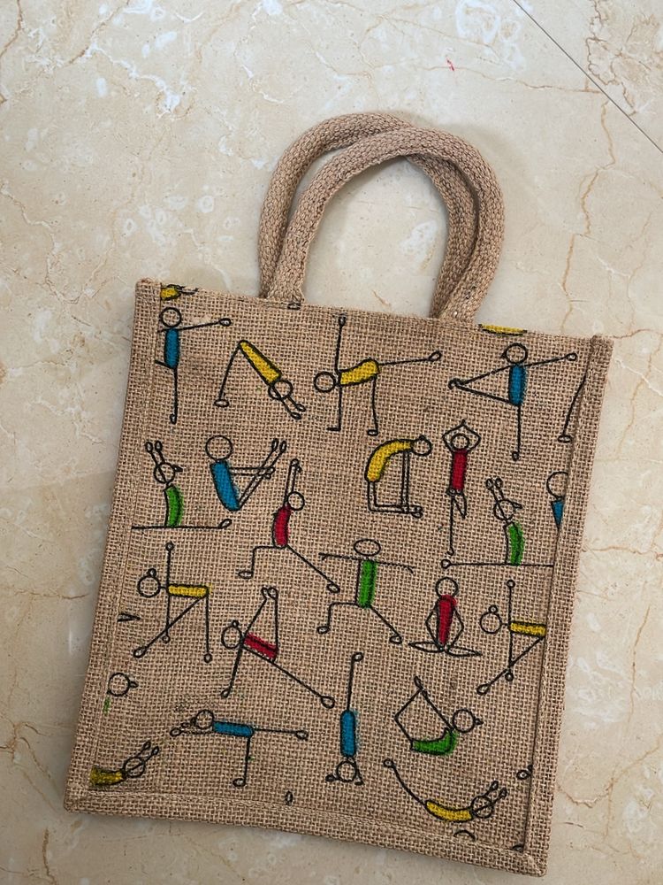 Small Carrying Bag / Kids Jute Lunch Box